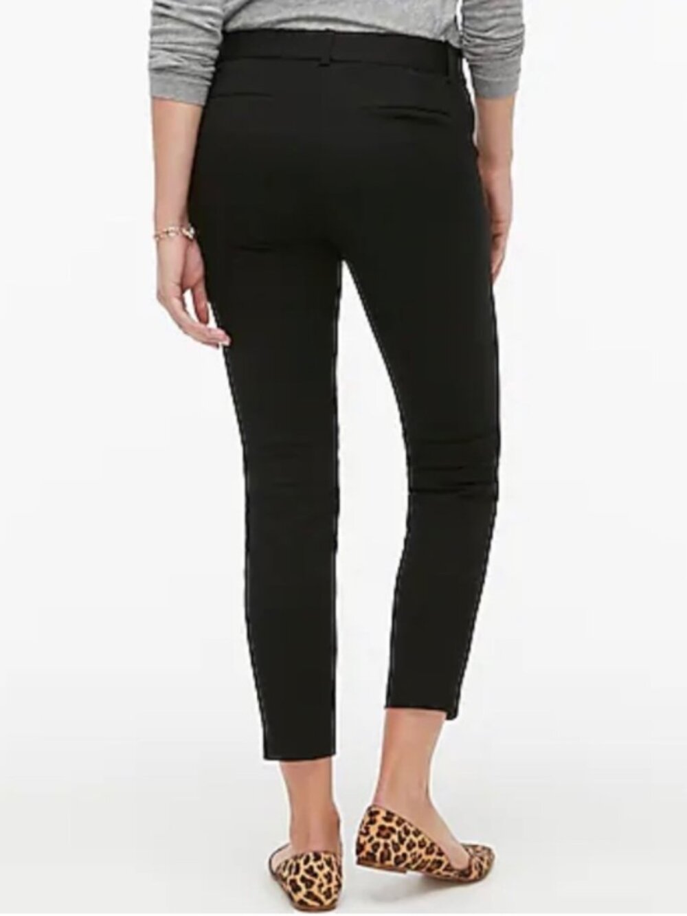 J. Crew Black Winnie Stretch Cotton Dress Pants 00